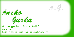 aniko gurka business card